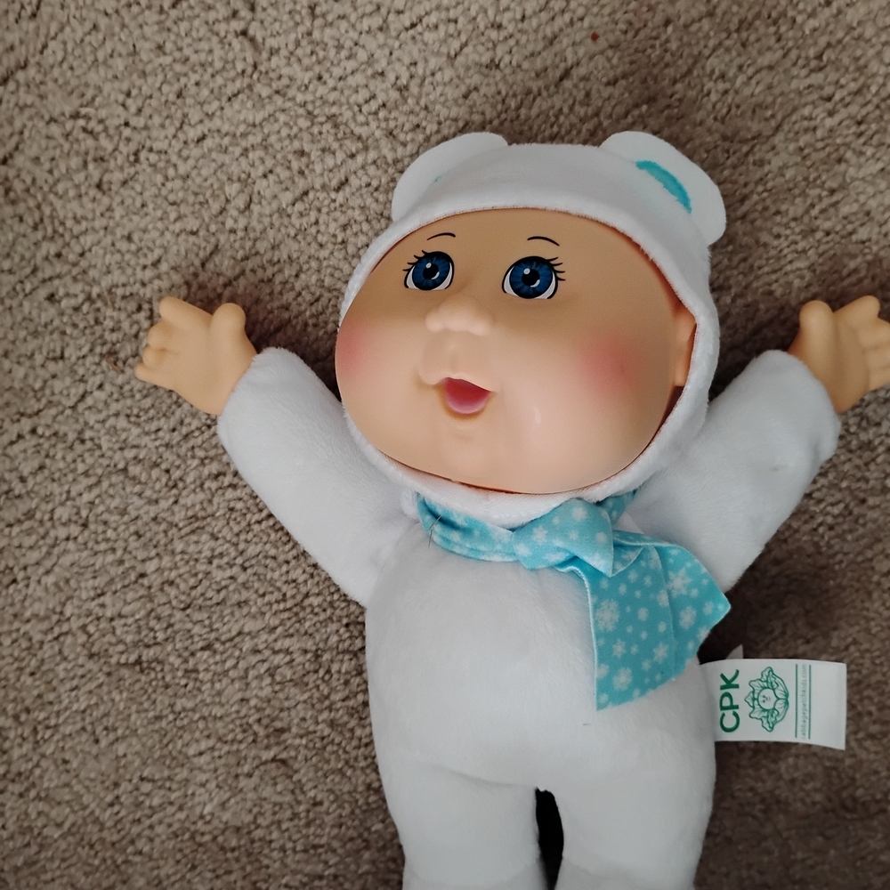 White and Blue Baby Doll